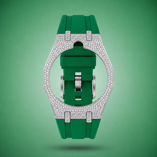 Royal Pop Strass Armband – GRÜN ACHT