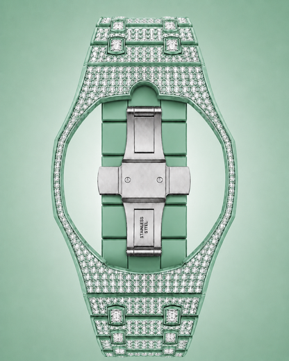 Bracelet Royal Pop en céramique strass - VERT HUIT