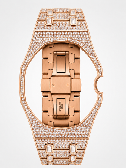Royal Pop Bracelet en strass or rose | Version droite