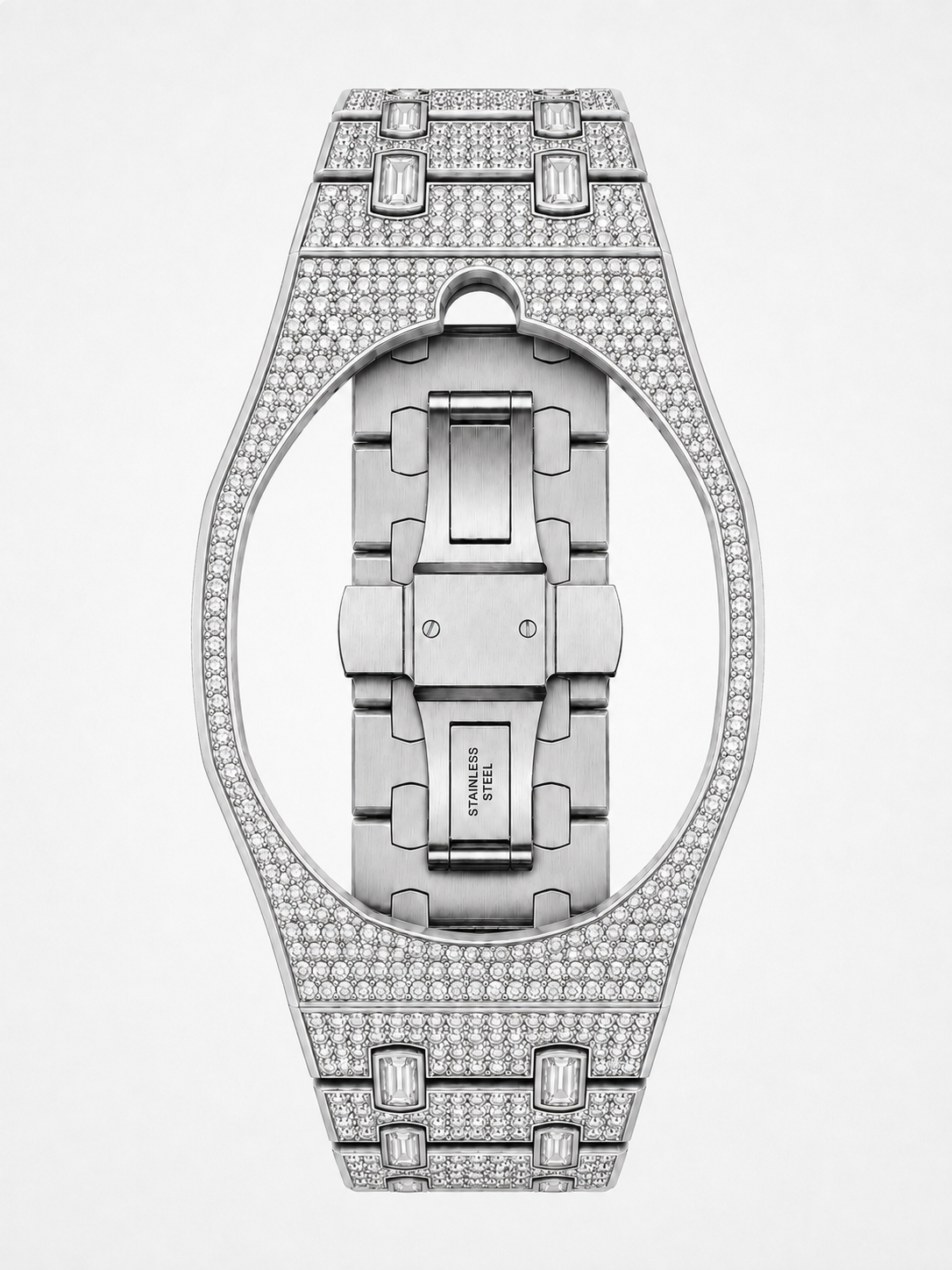 Bracelet Royal Pop en acier et Strass | Version TOP