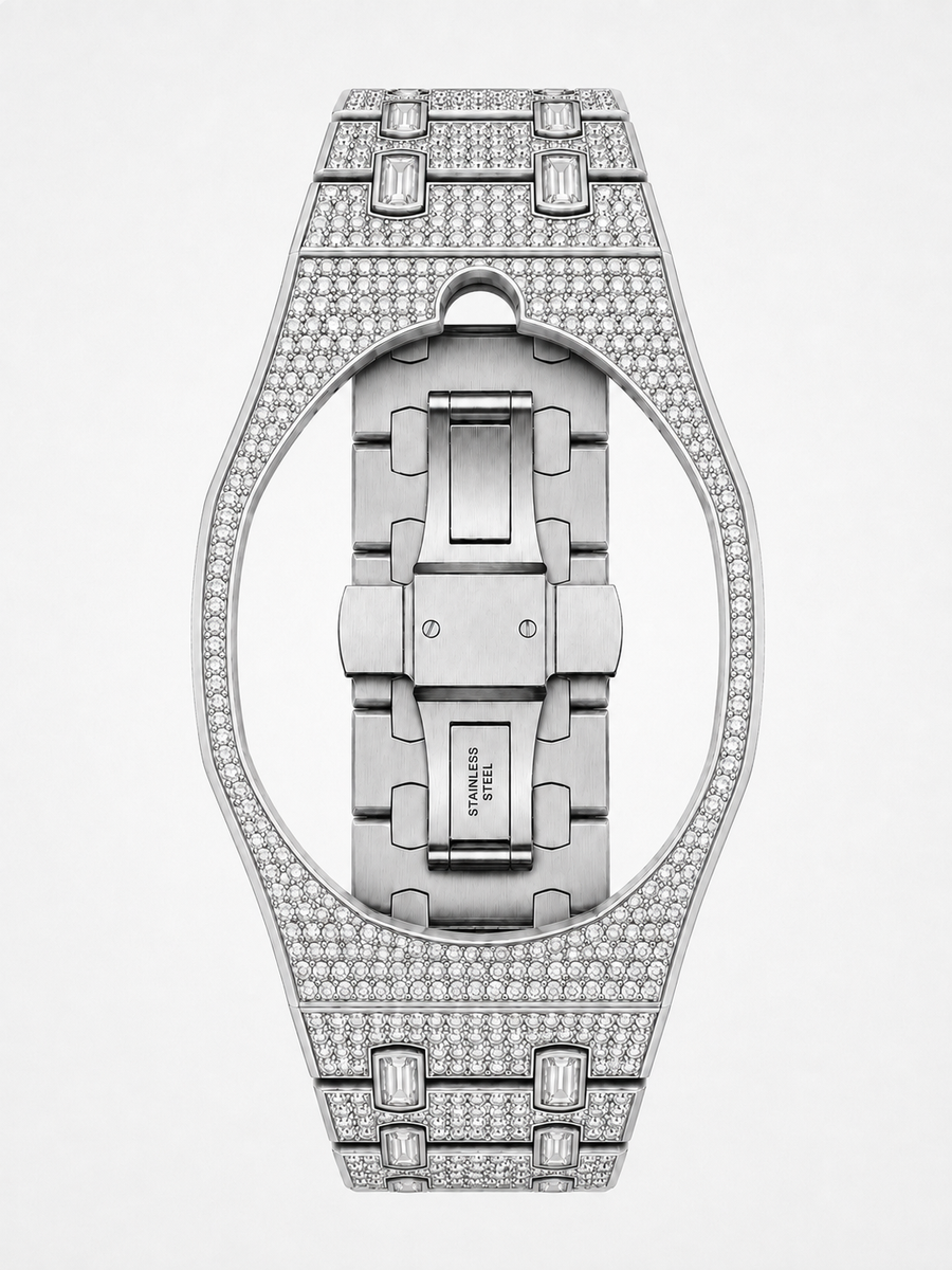 Bracelet Royal Pop en acier et Strass | Version TOP