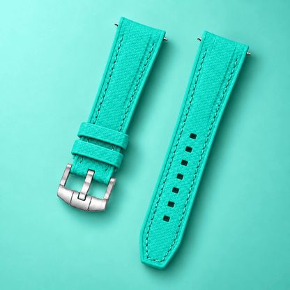 Textured Strap for MoonSwatch — Turquoise
