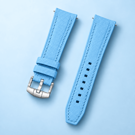 Textured Strap for MoonSwatch — Sky Blue