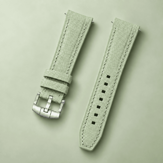 Textured Strap for MoonSwatch — Sage Green