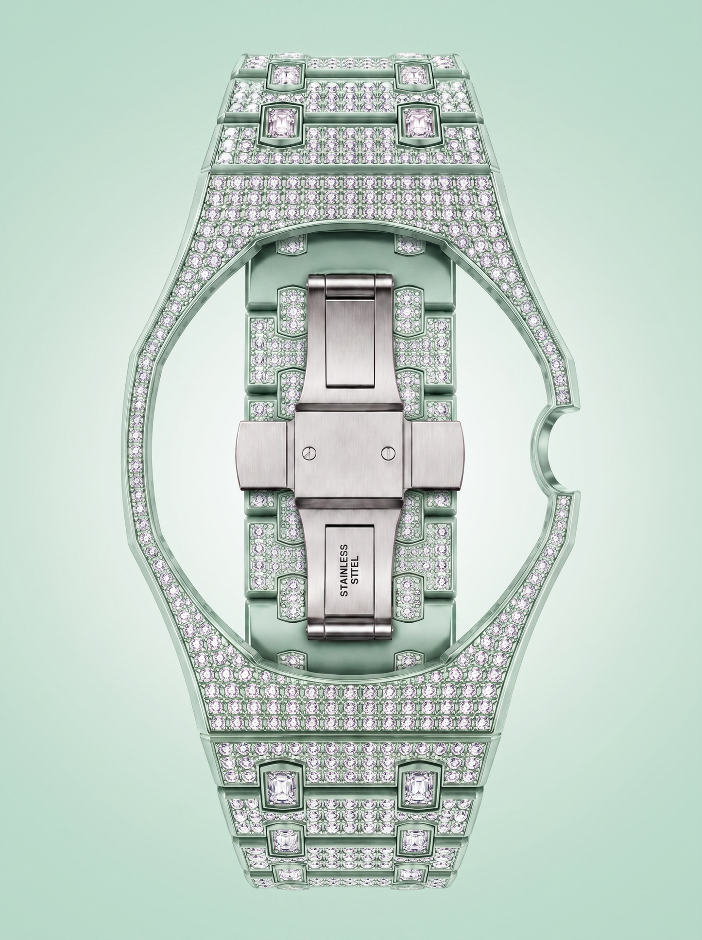 Bracelet Royal Pop en céramique et strass - BLEU HUIT
